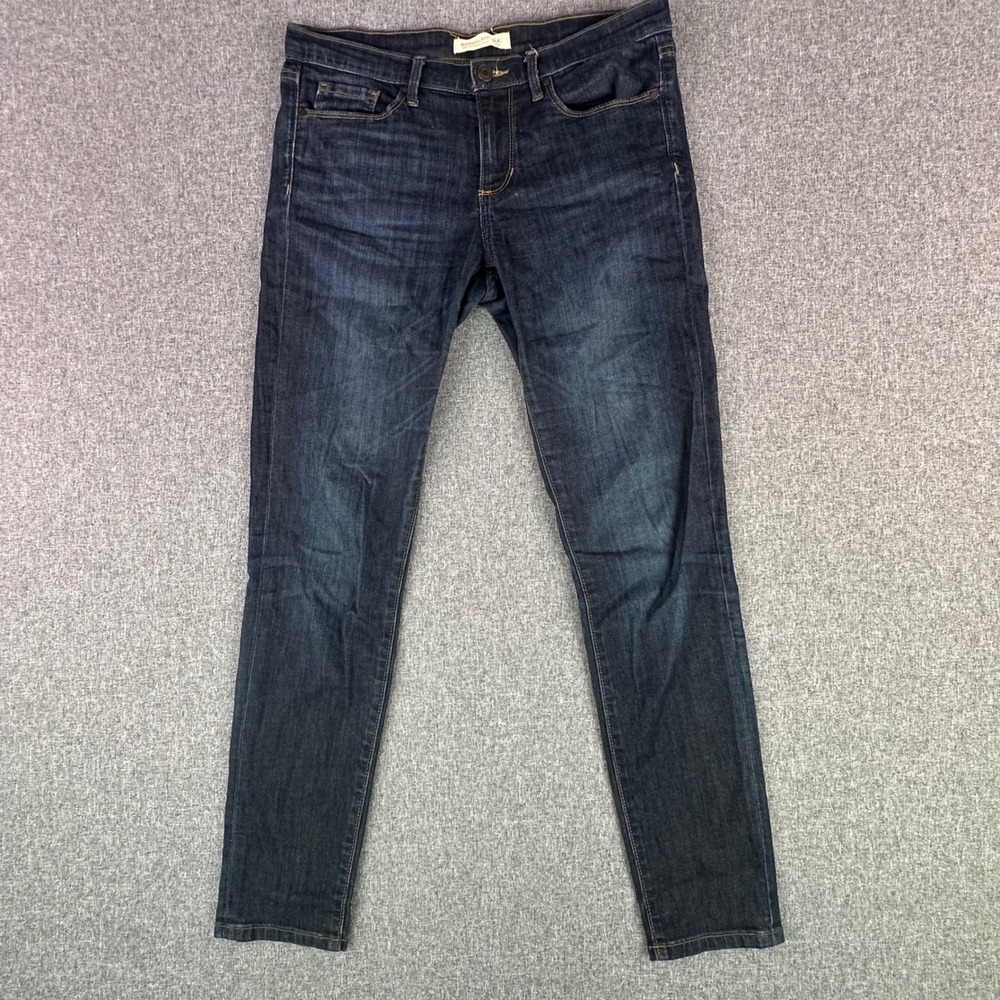 Banana Republic Jeans Womens 29 Skinny Dark Wash Blue Premium Denim Stretch